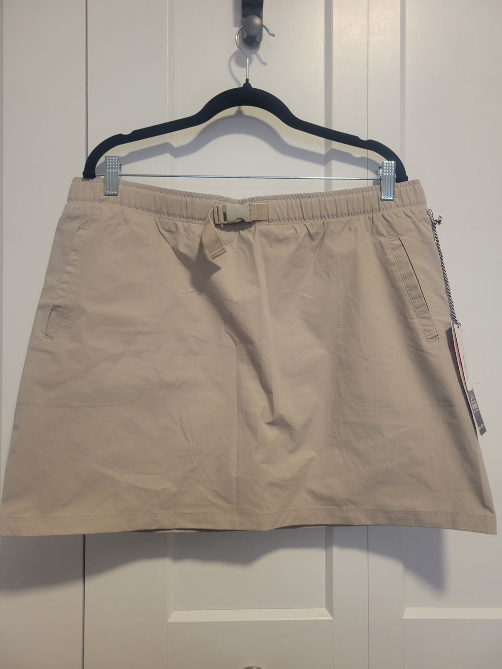 NWT Kyodan Elastic-Waist A-Line Skort, Size XL